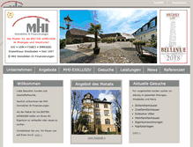 Tablet Screenshot of mhi-immobilien.de